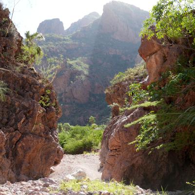 Barajitas side canyon, Sierra El Aguaje